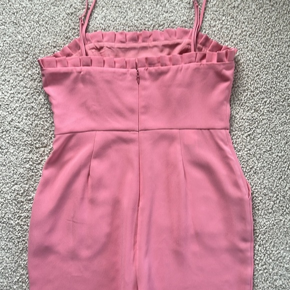 BCBGeneration Spaghetti Strap Cropped Jumpsuit Size 12 - Picture 14 of 16